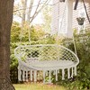 2-Person Macrame Porch Swing Chair with Cushion, Boho Hanging Swing Seat for Indoor/Outdoor Use - 2 of 4