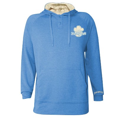 MLB Texas Rangers Men's Hooded Raglan Henley Jersey