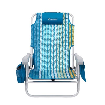 Lightspeed Outdoors ECO Ultimate Backpack Beach Chair, Portable Seating