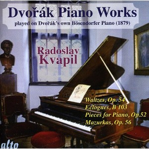 Dvorak & Kvapil - Dvorak / Piano Works Played on Dvorak's Own II (CD) - 1 of 1