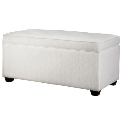 target white ottoman