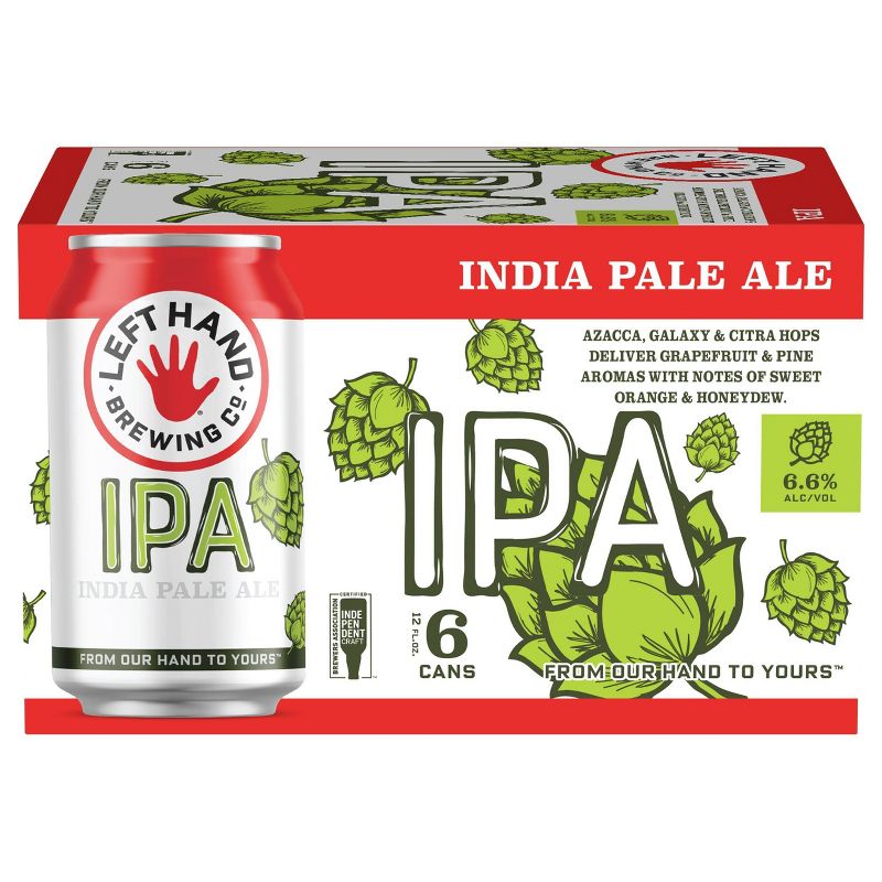 Left Hand IPA Beer - 6pk/12 fl oz Cans, 3 of 12