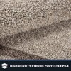Dirt Trapping Door 24x36 Inch Non - Slip Washable Entryway Rug Shoes Scraper Absorbent Beige Grayish Brown - 3 of 4