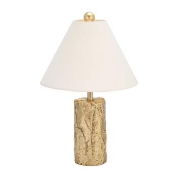 SAGEBROOK HOME 26" Textured Resin Table Lamp Gold