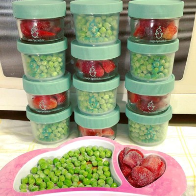 12pk Prep Baby Food Storage Containers, 4 Oz Leak-proof, Bpa Free Glass  Baby Food Jars For Feeding (nord) : Target