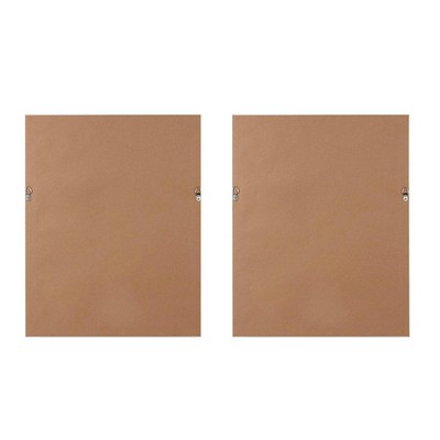 Ethereal Blue Abstract Canvas Wall Art Set with White Frame