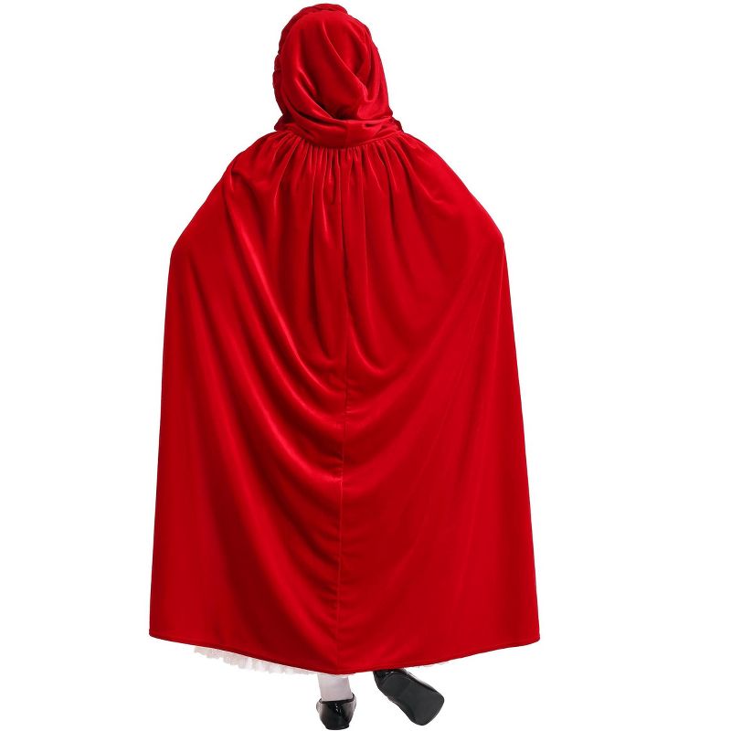 HalloweenCostumes.com Girls Deluxe Red Riding Hood Costume, 2 of 13