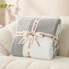 Snuggle Sac Fluffy Buffalo Plaid Throw Blanket,Reversible Cozy Throw,Classic Checkered Style - 4 of 4