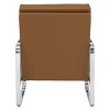 Allure Modern Blended Leather Accent Arm Chair - Studio Designs Home - 4 of 4