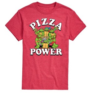Men's - Teenage Mutant Ninja Turtles - Pizza Power Short Sleeve Graphic T-Shirt - 1 of 4