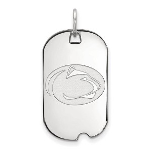 Black Bow Jewelry 10k White Gold Penn State Nittany Lions NCAA Pendant - 1 of 3