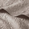 Sapphtopaz Classic Stitch Quilted Oversized Throw Blanket, 60"W x 70" Cotton-Filled Microfiber Throw Blanket for Couch or Bed - 2 of 3