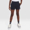 Champion Girls' Fleece Shorts with Taping - 3 of 4