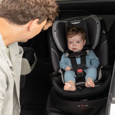 Evenflo Revolve 360 Slim 2-in-1 Rotational Convertible Car Seat - Canton Black