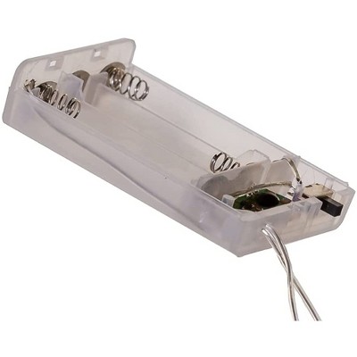 19ft Battery-Powered Warm White LED Fairy Lights