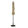9' x 9' Cabo II Spring-Up Market Patio Umbrella Champagne - Island Umbrella: UV & Water-Resistant Outdoor Protection - 2 of 4