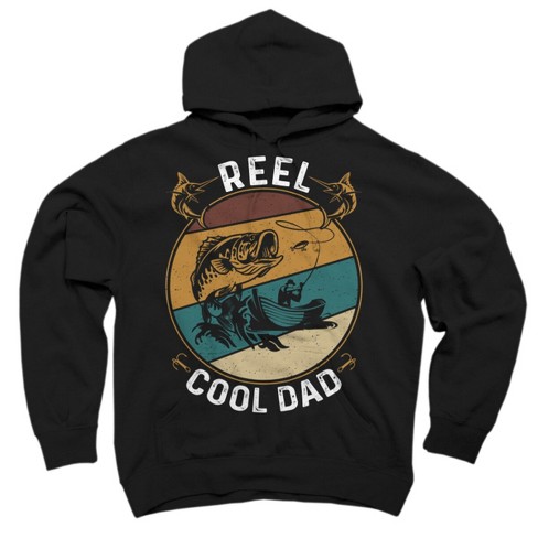 Unisex Design By Humans Reel Cool Dad Fishing Boat Trip By KangThien  Pullover Hoodie - Black - 2X Large