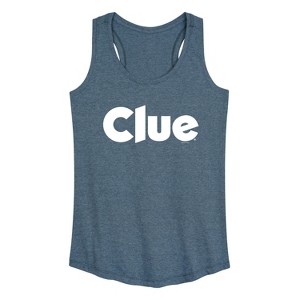 Women's - Clue - Clue Logo Graphic Racerback Tank - 1 of 4