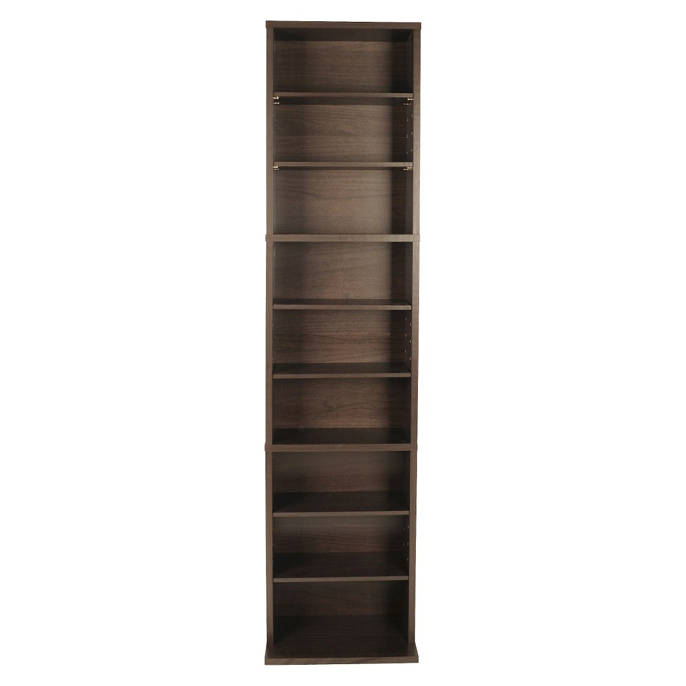 Atlantic Summit Multi-Media Tower Cabinet, Espresso Finish