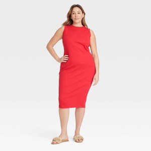 Women's Midi Pullover Bodycon Dress - Ava & Viv™ - 1 of 3