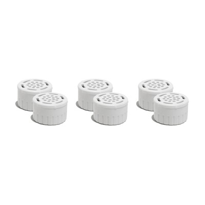 Nispira Replacement Air Filter Cartridge Compatible with TurbClean CPAP Mask Cleaner Sanitizing Machine. Fits WQ30 / WQ60 / GSTxpro, 6 Packs