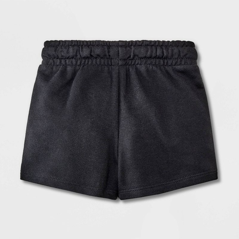 Toddler 2pk Knit Shorts - Cat & Jack™ Black/Gray, 3 of 6