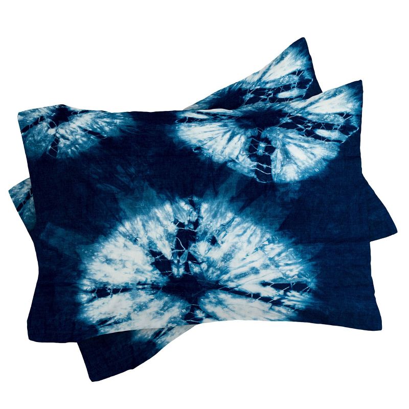 Nicole Van Ekeren Indigo Tie Dye Comforter Set - Deny Designs, 4 of 8