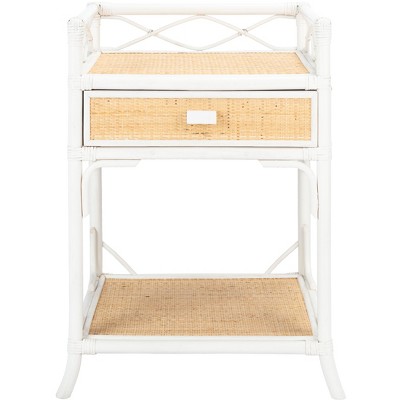 Rumi 1 Drawer 1 Shelf Nightstand  - Safavieh