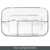 mDesign Plastic Cutlery Storage Organizer Caddy Bin Tote with Handle - 4 of 4