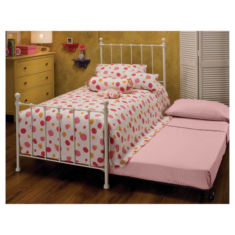 Twin Molly Bed Set with Rails and Trundle Steel - Hillsdale Furniture, 3 of 5
