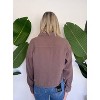 Women's CROPPED BUTTON UP SHIRT - bobi - 3 of 4