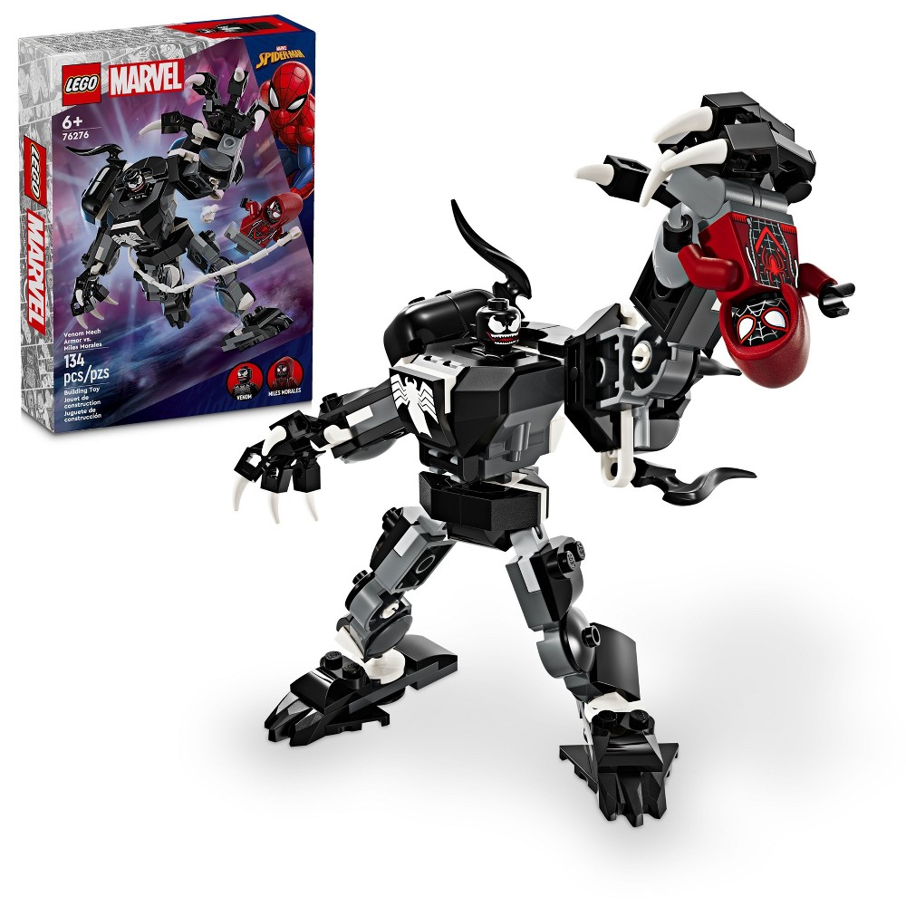 Photos - Construction Toy Lego Marvel Venom Mech Armor vs. Miles Morales 76276 