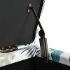 NicBex Storage Bench Modern Multicolored Flower Rectangular Bench for Bedroom and Entryway - 3 of 4