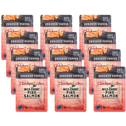 Safe Catch Wild Skinless & Boneless Pink Salmon - Case Of 12/3 Oz