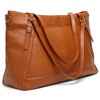 ELLE Luggage Leisure Luxe 33L Vegan Leather Weekender Tote Bag - 2 of 4