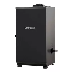 Masterbuilt 30-Inch 800-Watt Digital Electric Outdoor Barbecue BBQ Meat Wood Chip Smoker Grill with 4 Chromed Metal Smoking Racks, Black