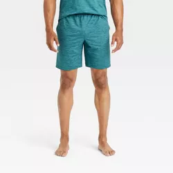 Men's Soft Stretch Shorts 9" - All in Motion™ Teal Blue XXL