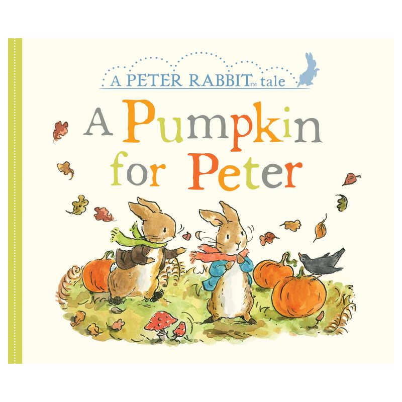 A Pumpkin for Peter - (Peter Rabbit) by  Beatrix Potter (Board Book), 1 of 2