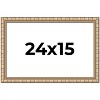 PosterPalooza | 24x15 Modern Bamboo Picture Frame, UV Acrylic, 5 Finishes - 2 of 4
