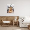 Stupell Industries Stacked Jack-o-Lanterns with Witch Hat Canvas Art - 3 of 4