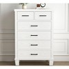 6 Drawers Dresser for Bedroom, 45" Tall Grey Chests of Drawers with Storage - 2 of 4