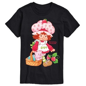 Men's - Strawberry Shortcake - Custard In Basket Short Sleeve Graphic T-Shirt - 1 of 4