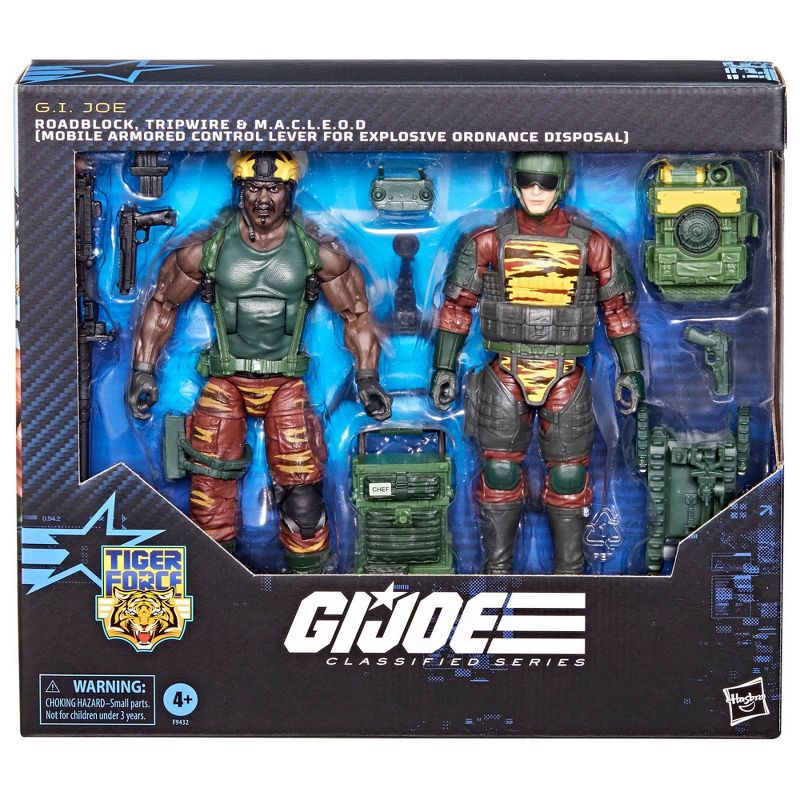 G.I. Joe Tiger Force Roadblock, Tripwire, and M.A.C.L.E.O.D. Action Figure Set, 3 of 8