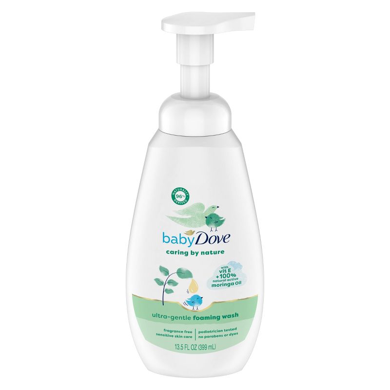 Baby Dove Caring by Nature Ultra-Gentle Foaming Wash - 13.5 fl oz, 3 of 11