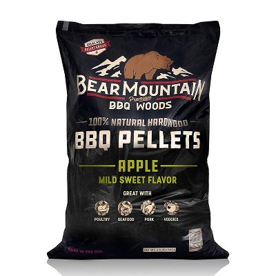 Bear Mountain BBQ 100% Natural Hardwood Pellets for Smokers and Outdoor Grills