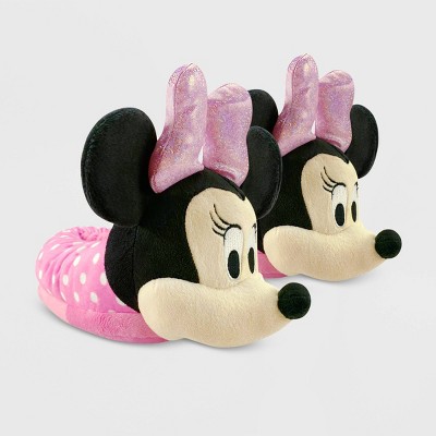 Kids' Disney Minnie Mouse Slide Slippers - Pink - Disney Store
