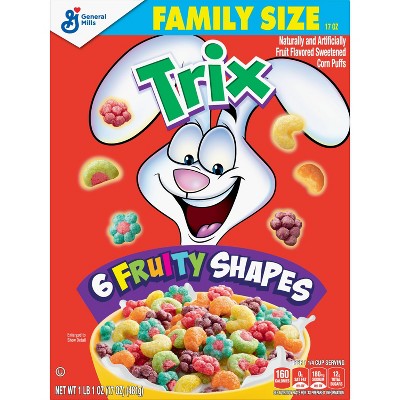 Trix Classic Strawberry Cereal Family Size - 16.1oz - General Mills