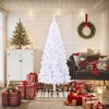 vidaXL Christmas Tree White PVC, Plastic Tall Artificial Christmas Tree - 2 of 4