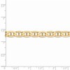 Black Bow Jewelry 6.25mm 14k Yellow Gold Concave Anchor Chain Bracelet - 4 of 4