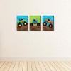 Big Dot of Happiness Smash and Crash - Monster Truck - Boy Nursery Wall Art and Kids Room Decor - 7.5 x 10 inches - Set of 3 Prints - 3 of 4